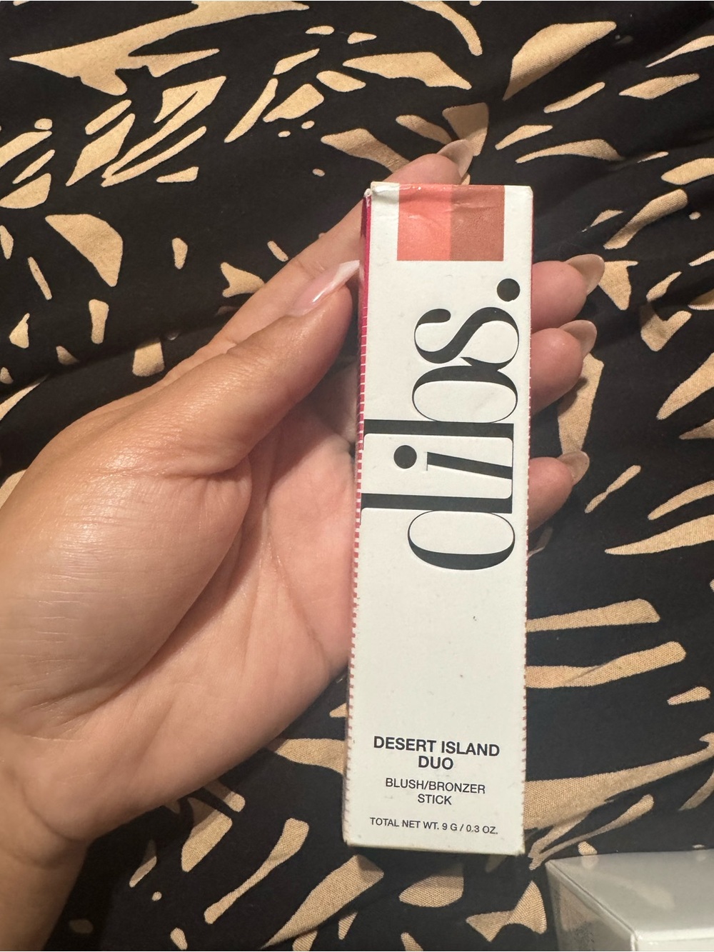 sōlō Desert Island Duo Blush & Bronzer Stick - Coral/Bronze